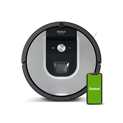 iRobot Roomba 971: Robot Aspirador de Alta Potencia, Recarga y Sigue Limpiando, Óptimo para Mascotas, Dirt Detect, Se Coordina con Braava Jet m6, Sugerencias Personalizadas, Compatible con Asistentes de Voz